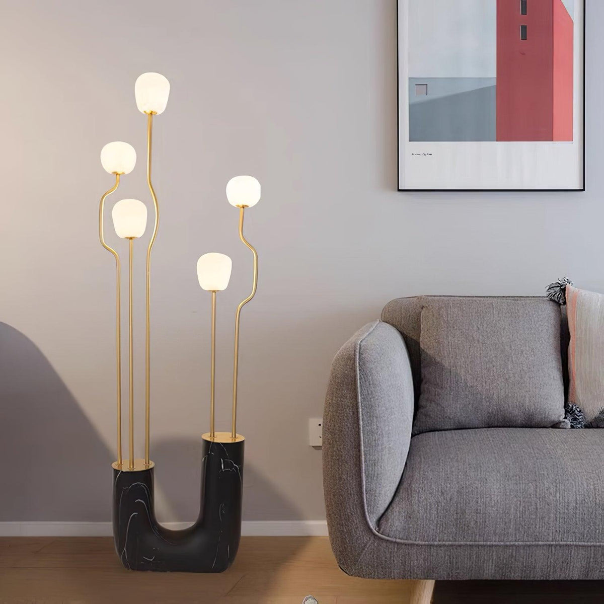 Avenoaya elegante vloerlamp Comet