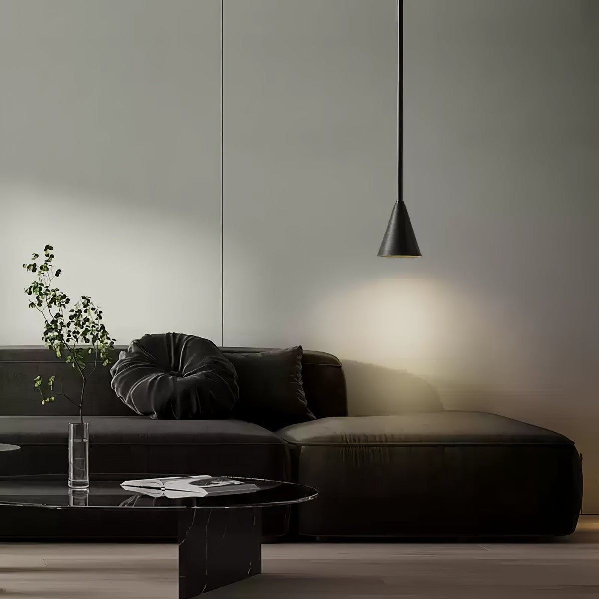 Cutheion Moderne minimalistische hanglamp van messing