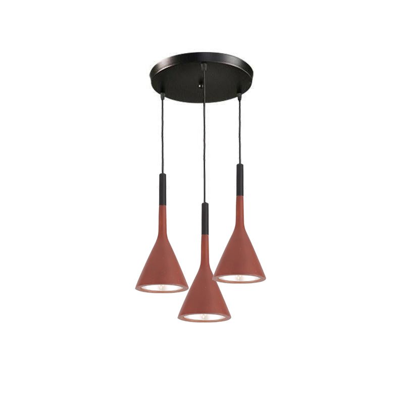Veyloth conische betonnen hanglamp