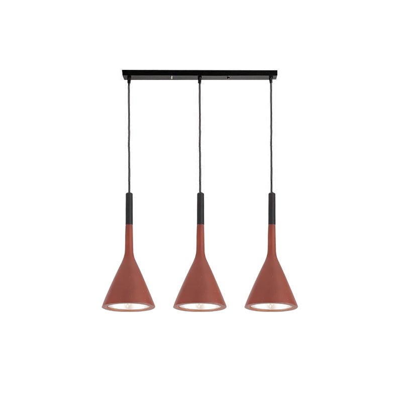 Veyloth conische betonnen hanglamp