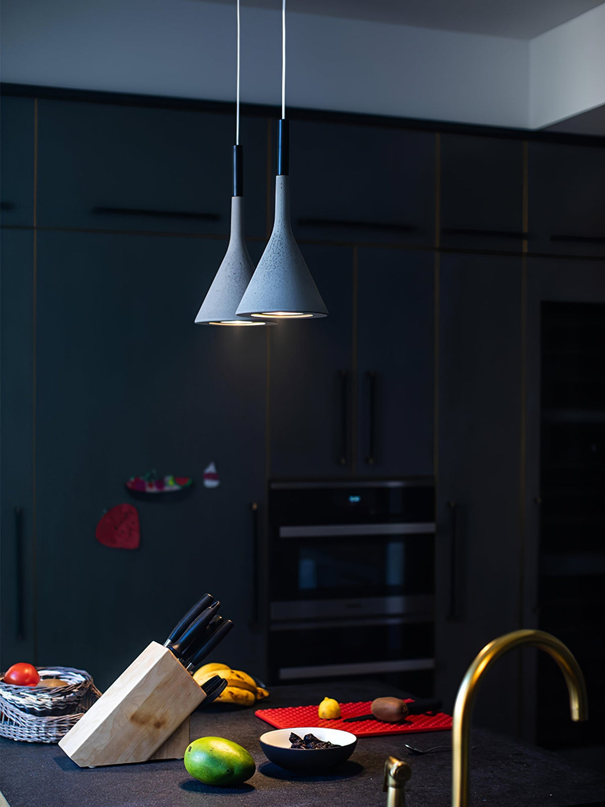 Veyloth conische betonnen hanglamp