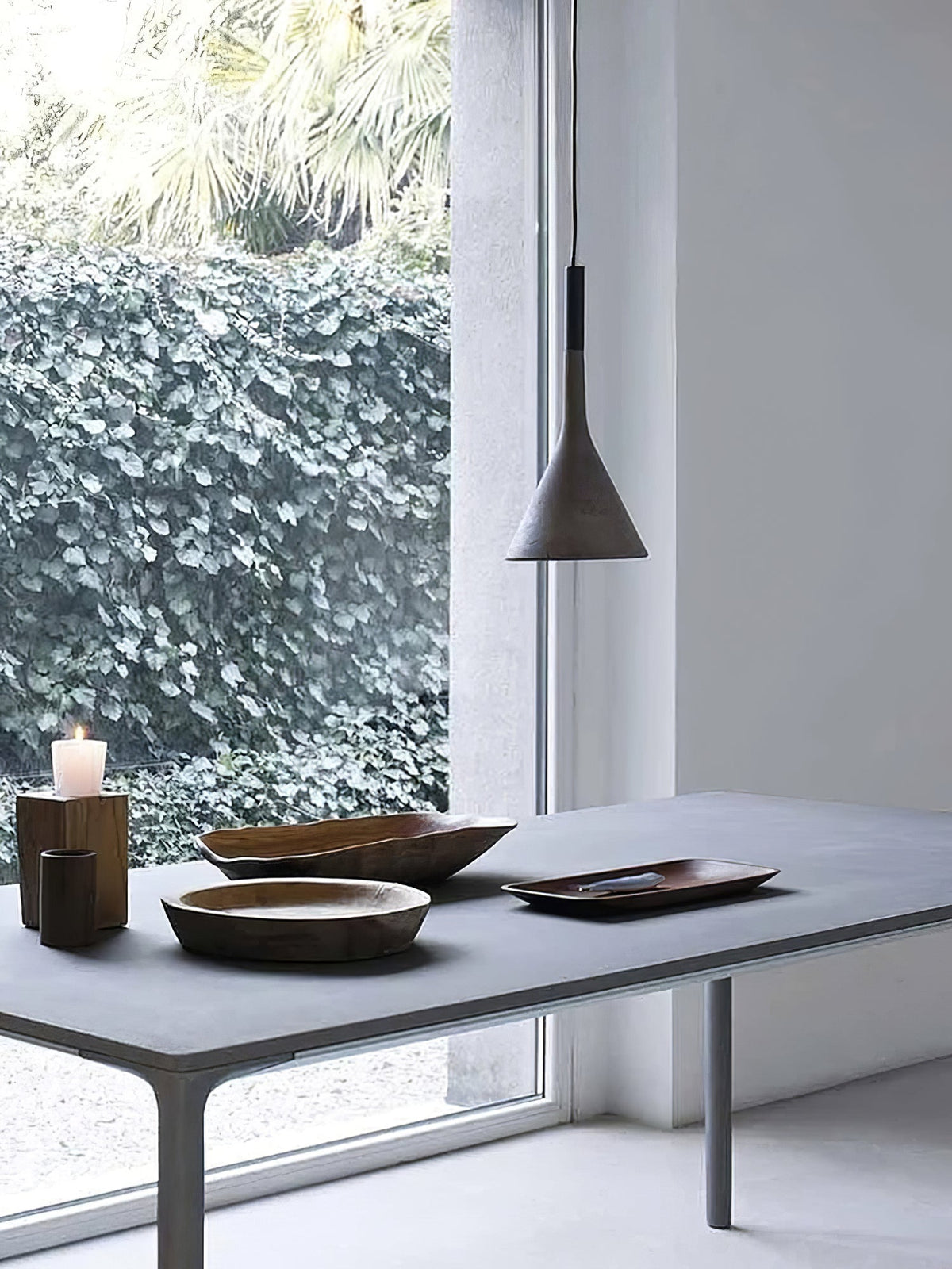 Veyloth conische betonnen hanglamp
