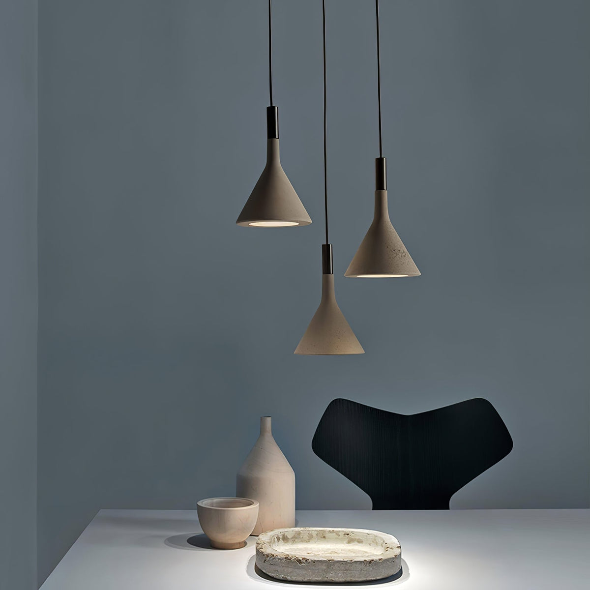 Veyloth conische betonnen hanglamp
