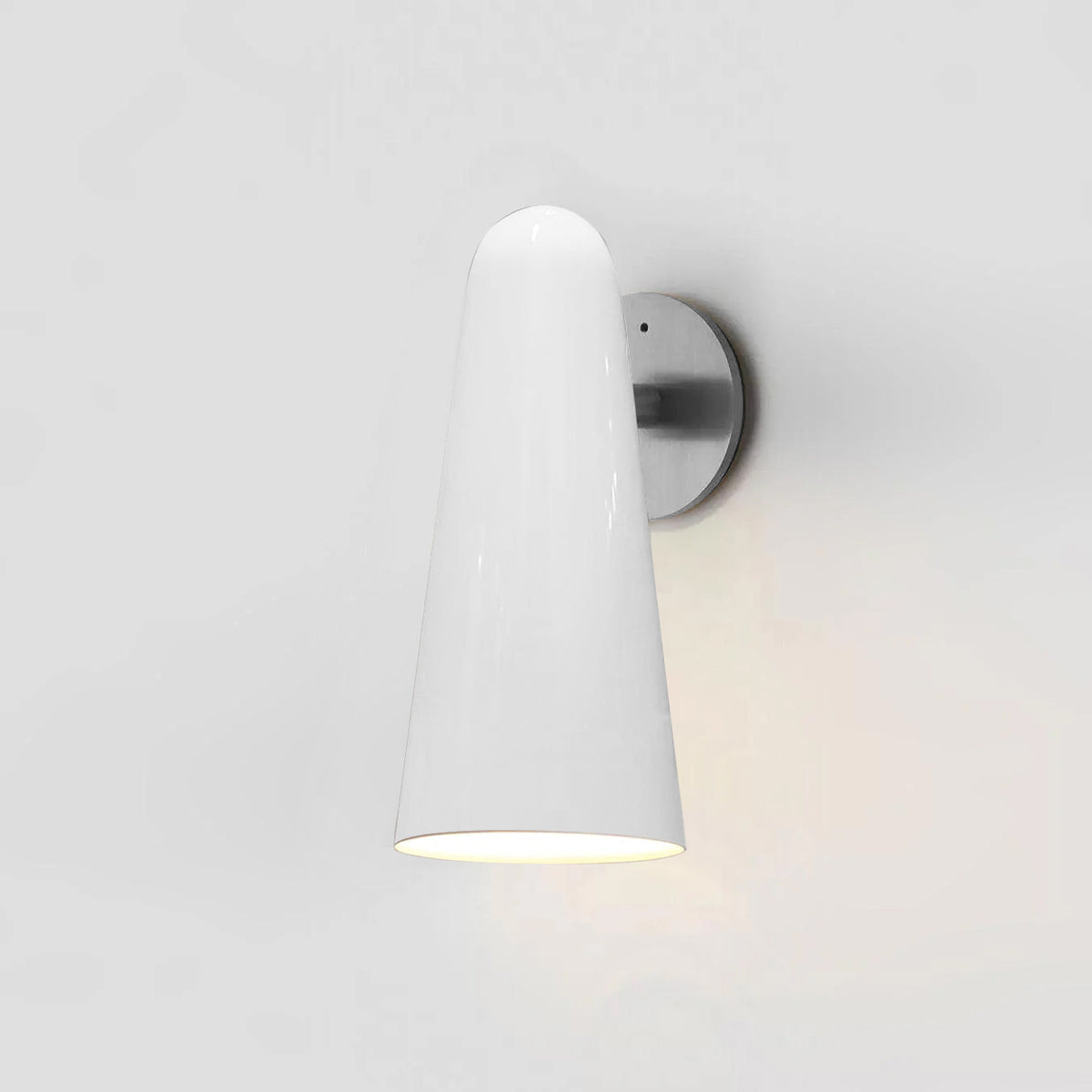 Velivira conische glazen wandlamp