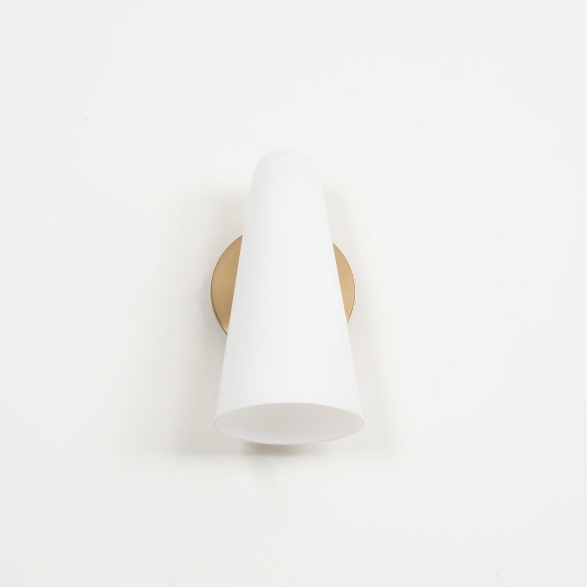 Velivira conische glazen wandlamp