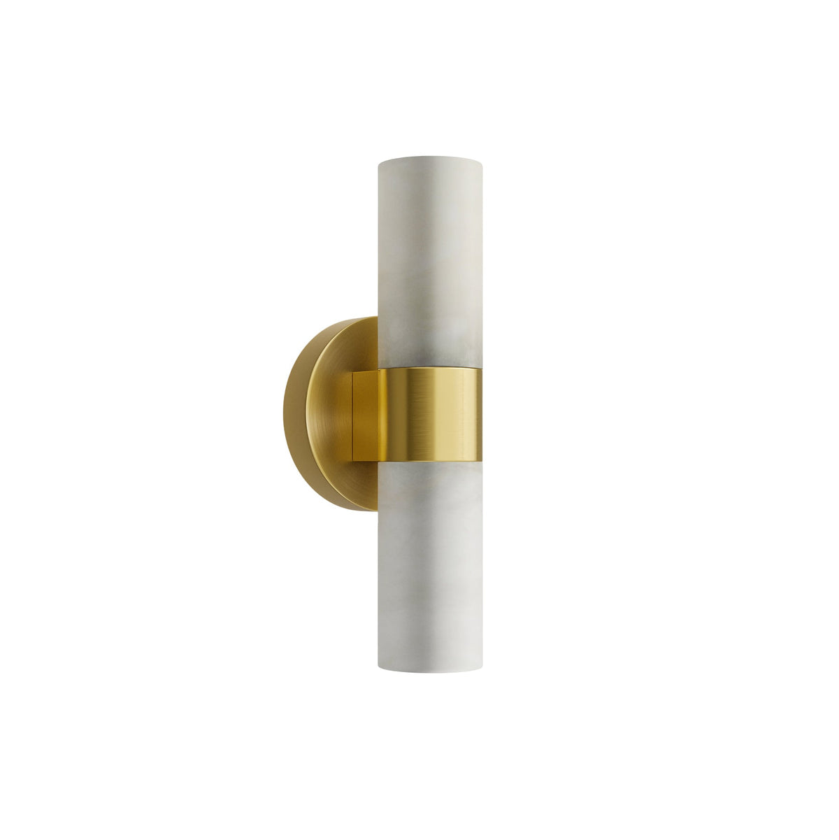 Alight albasten wandlamp