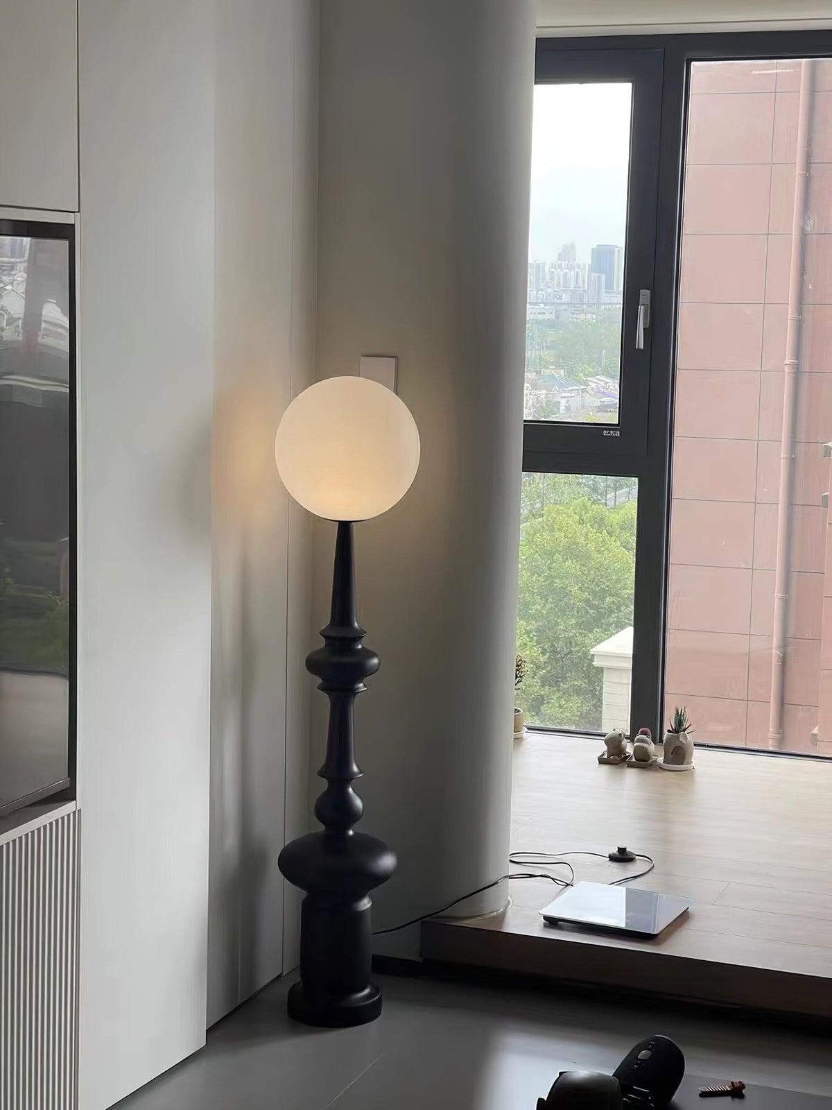 Riroxen vloerlamp Roman Column