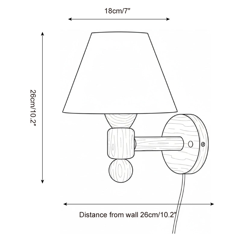 Tangerine wandlamp