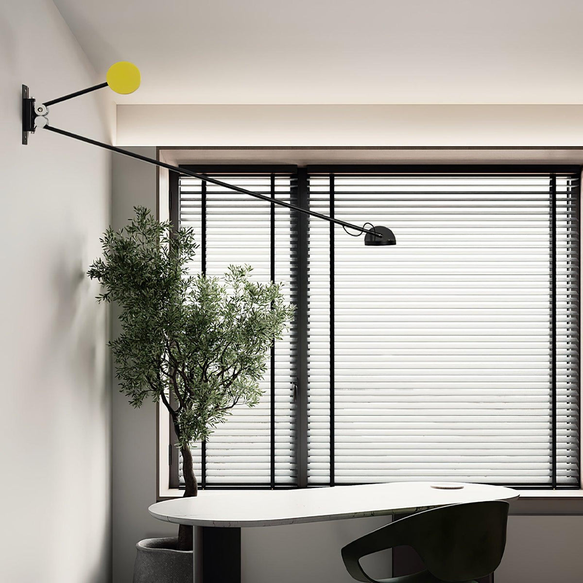 Precision wandlamp met beweging