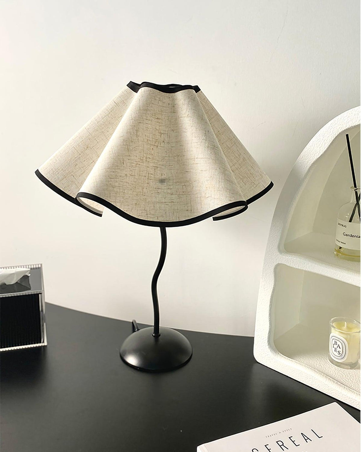 Luminova artistieke tafellamp van textiel