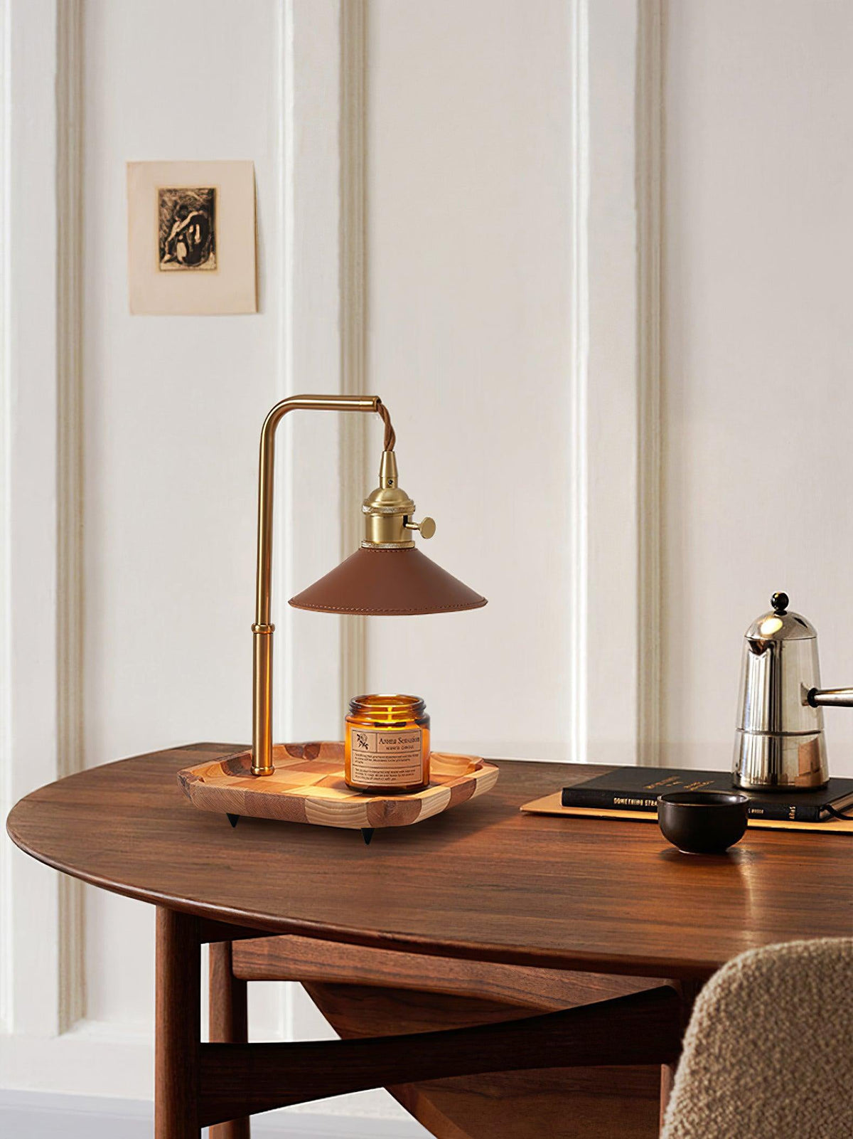 Aol Moderne tafellamp van hout