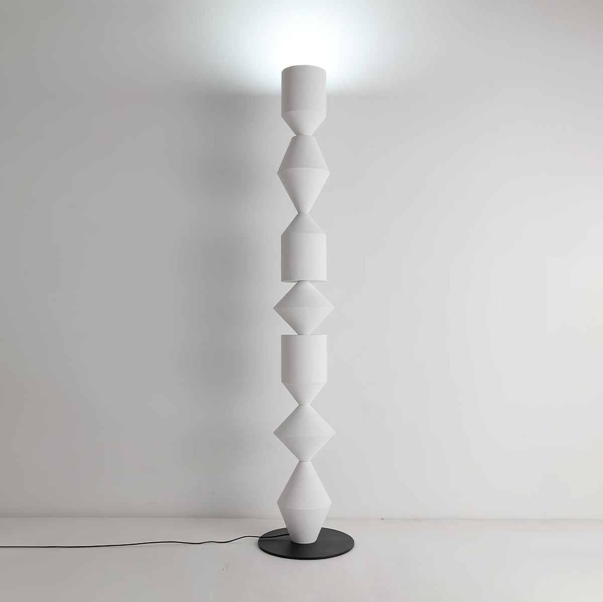 Drisen minimalistische houten vloerlamp