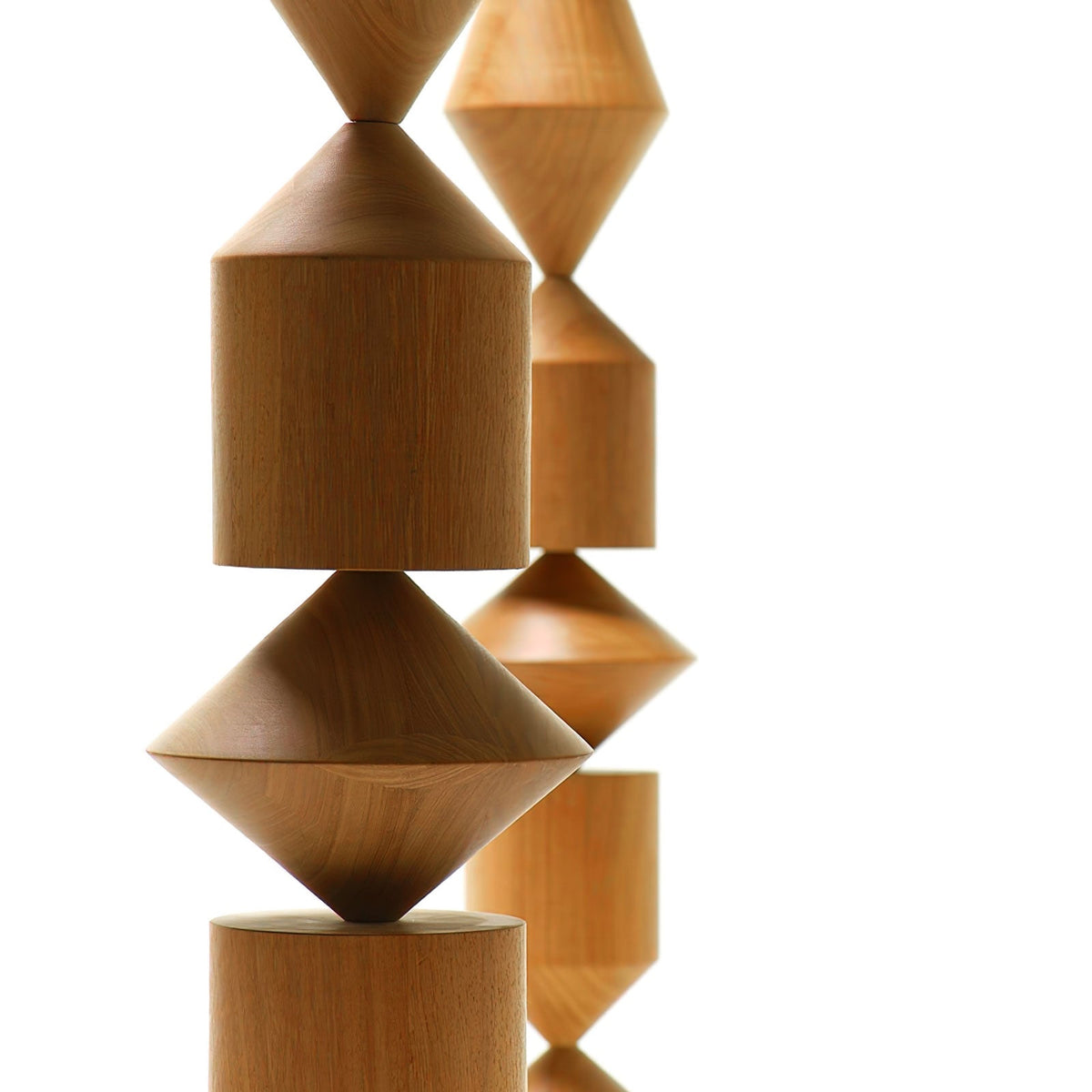 Drisen minimalistische houten vloerlamp
