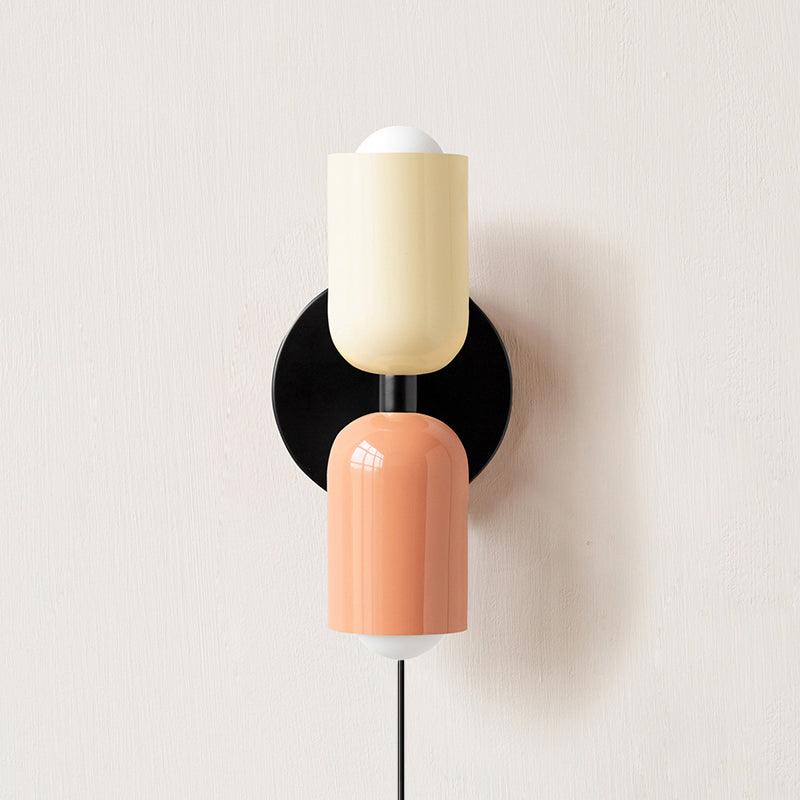 Teriielle wandlamp Groen Zwart Minimalistisch Met Stekker