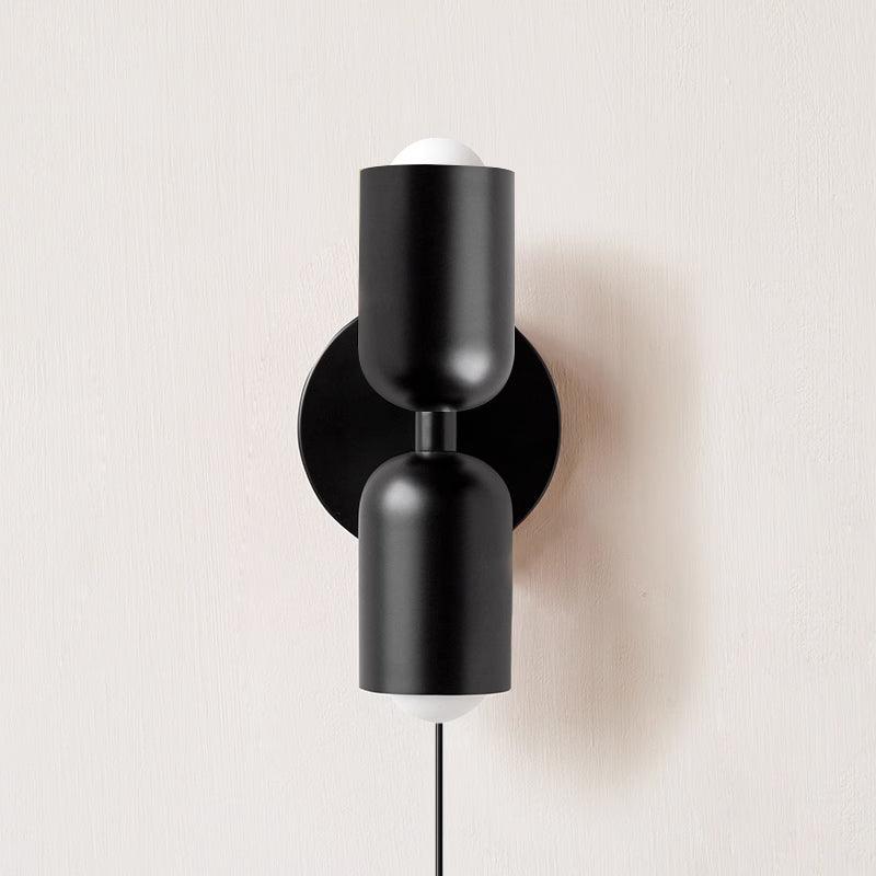 Teriielle wandlamp Groen Zwart Minimalistisch Met Stekker