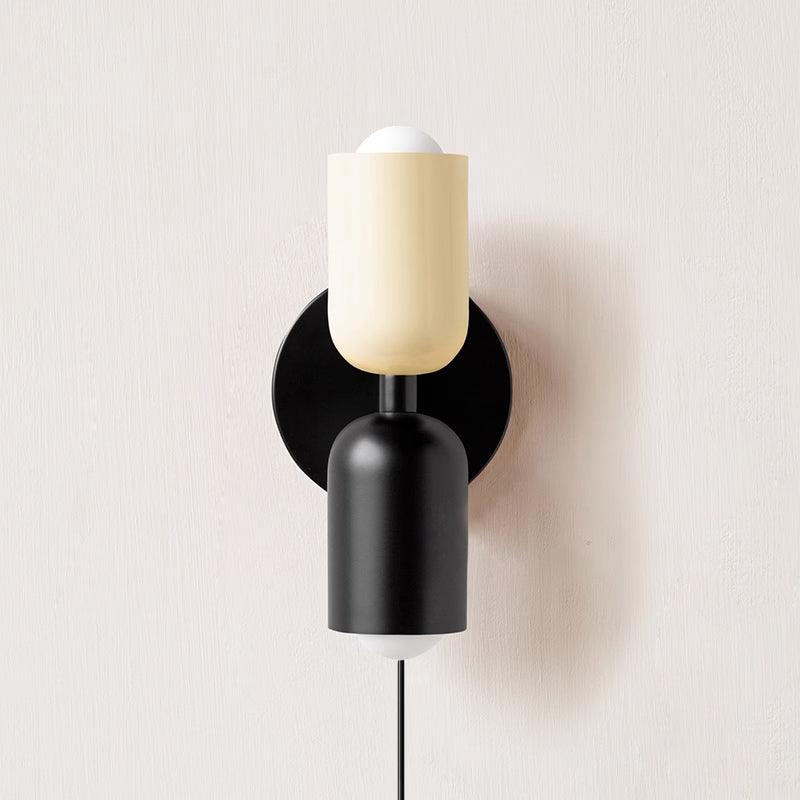 Teriielle wandlamp Groen Zwart Minimalistisch Met Stekker
