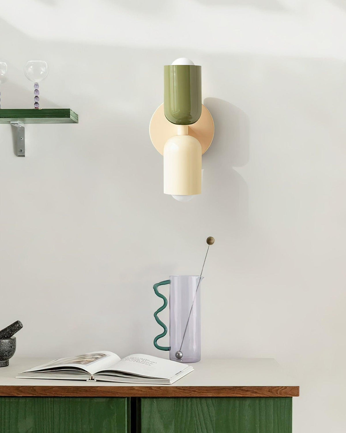 Teriisaine wandlamp dubbelrichtig