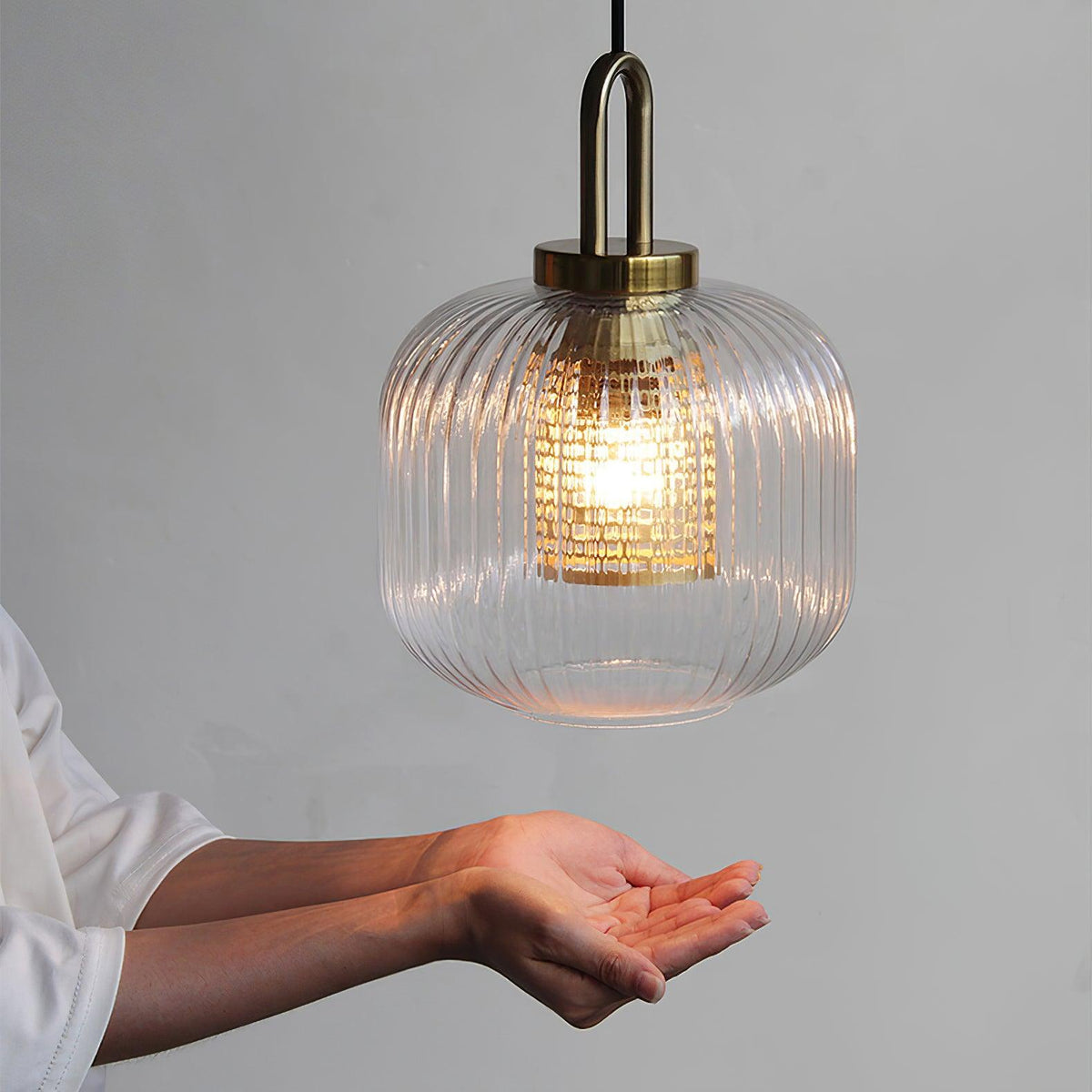 Kae Luxe hanglamp met goudkleurige afwerking