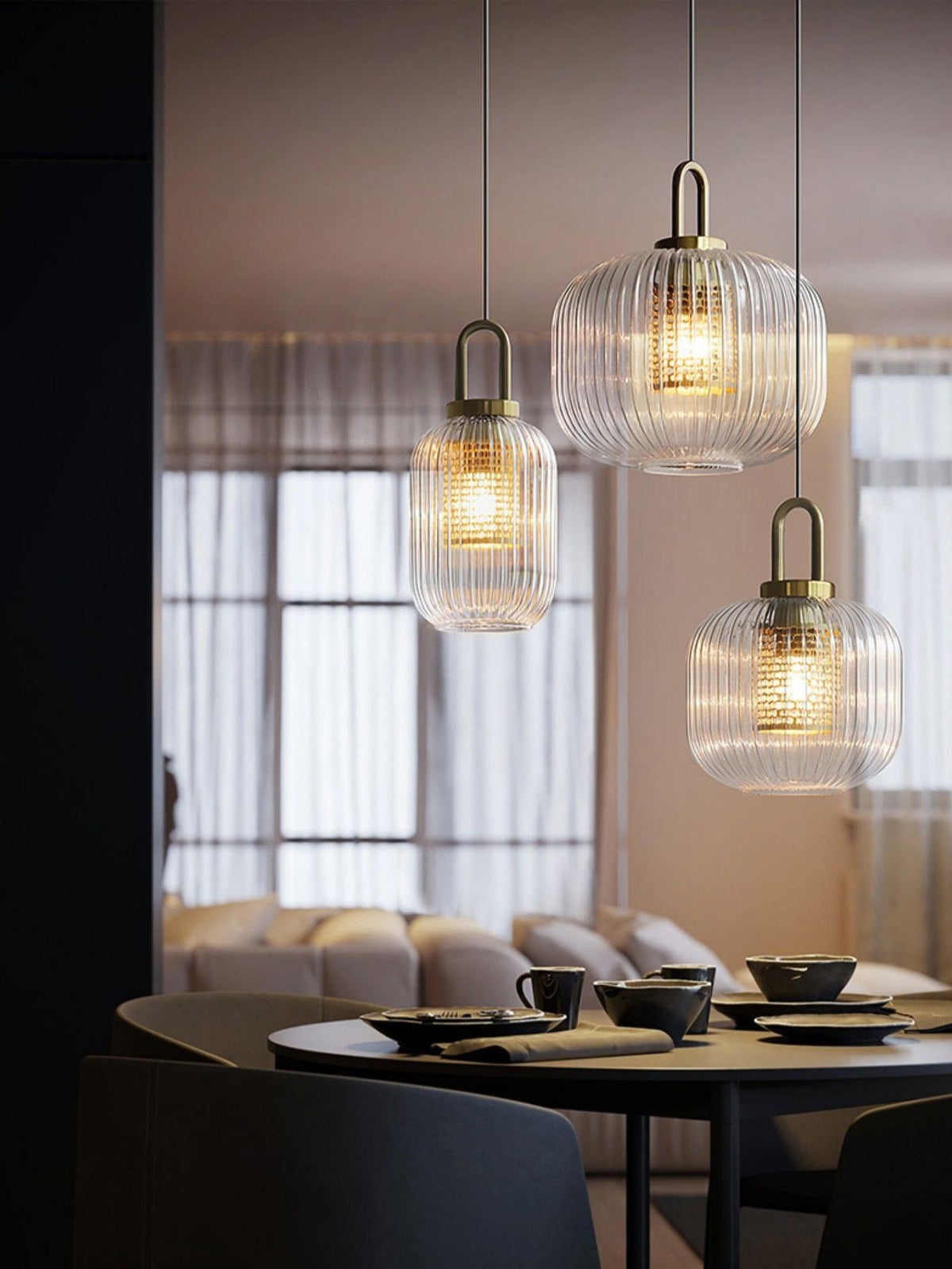 Kae Luxe hanglamp met goudkleurige afwerking