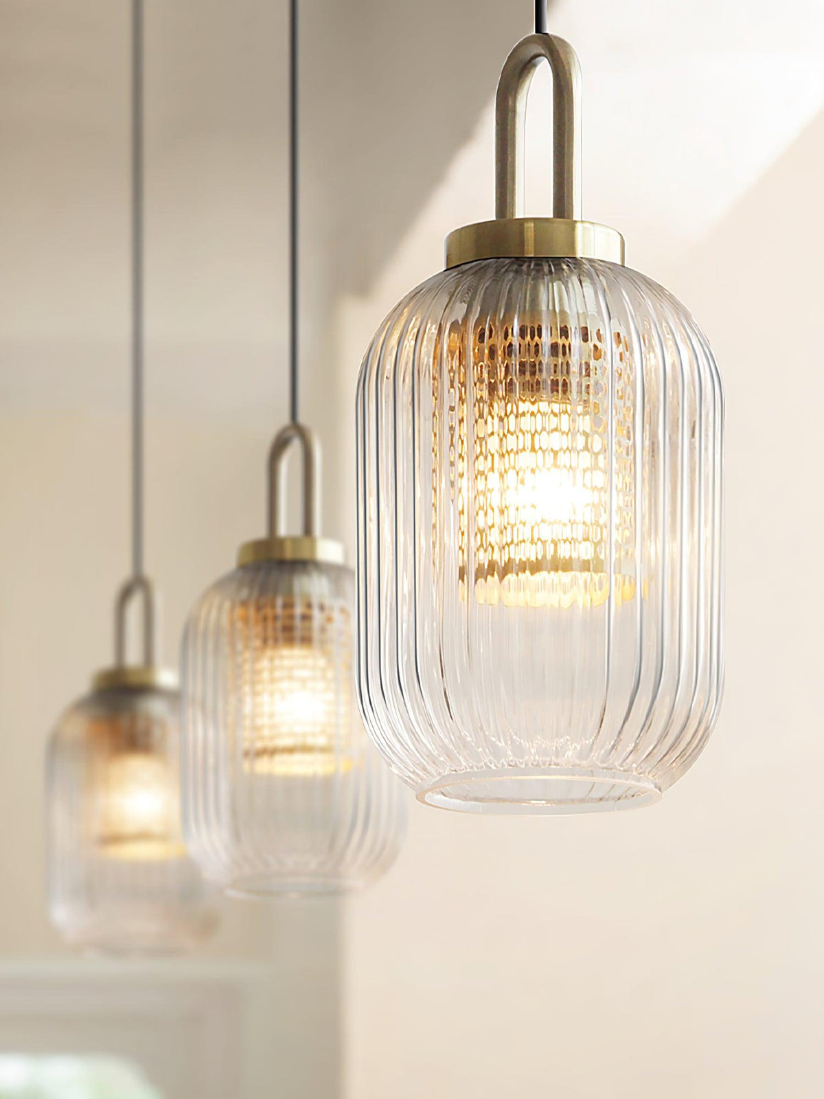 Kae Luxe hanglamp met goudkleurige afwerking