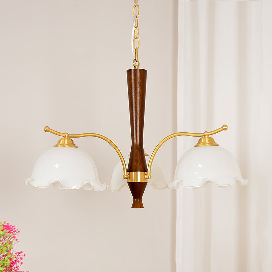 Orchid Vintage glas kroonluchter