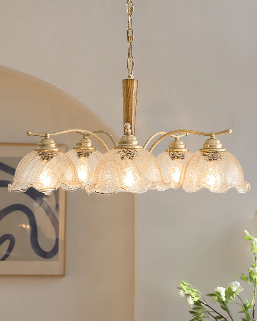 Orchid Vintage glas kroonluchter