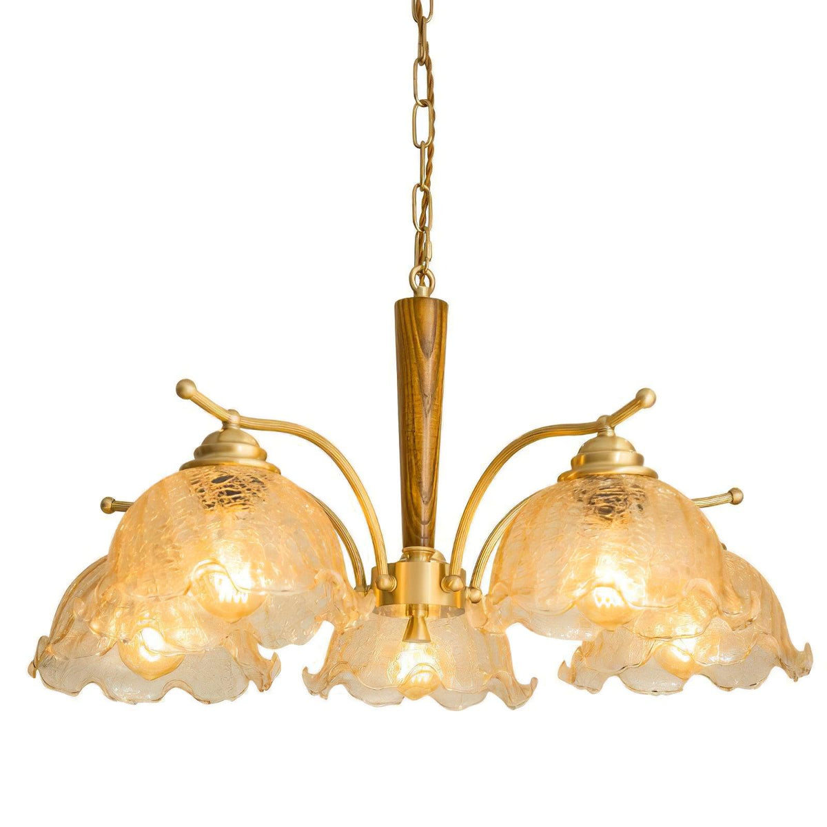 Orchid Vintage glas kroonluchter
