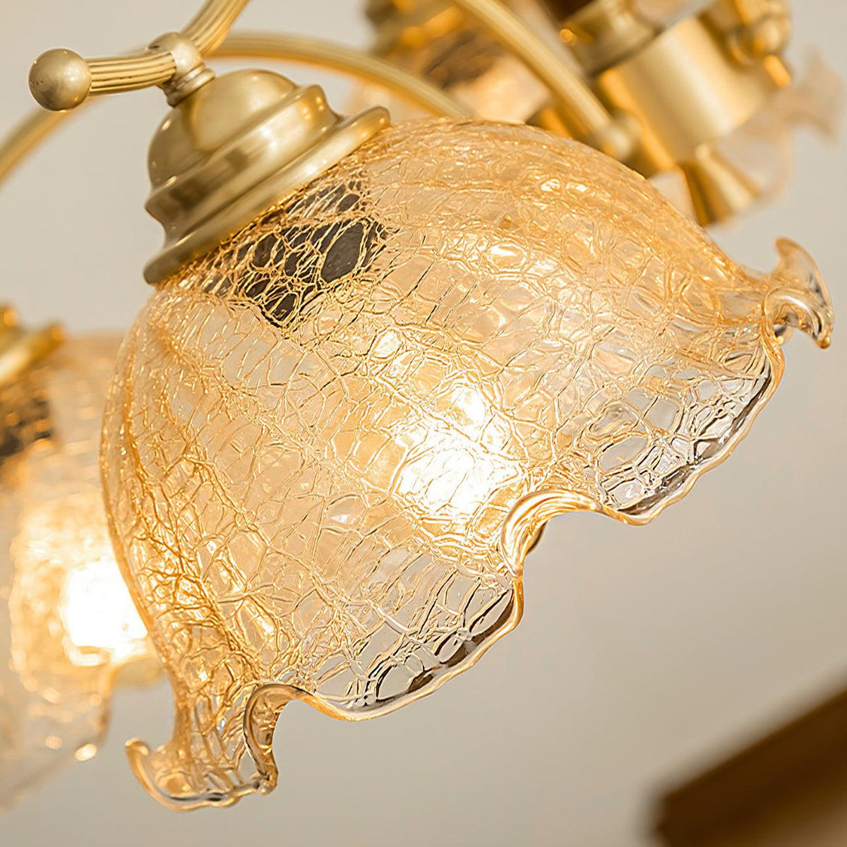 Orchid Vintage glas kroonluchter