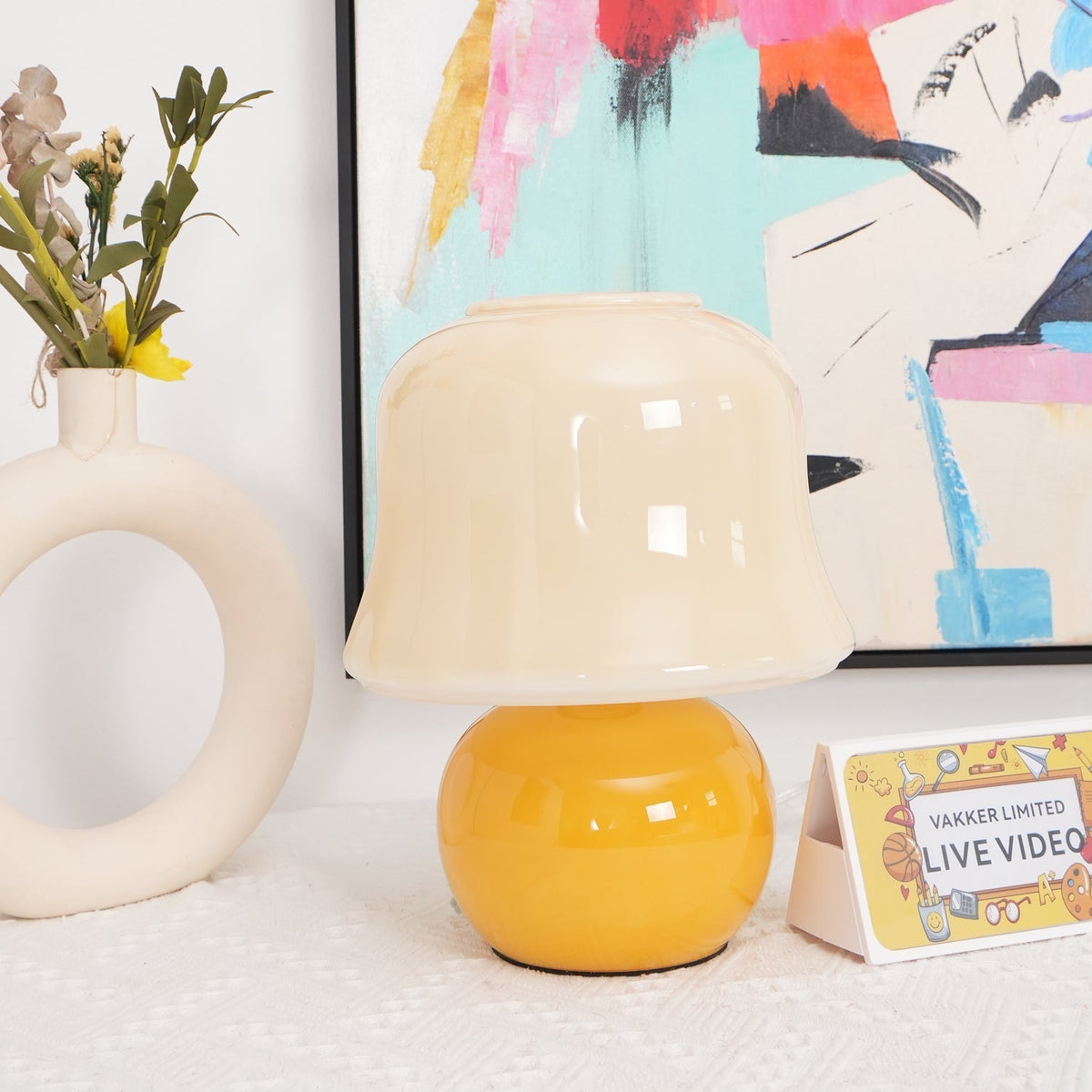 Holg keramische luxe tafellamp