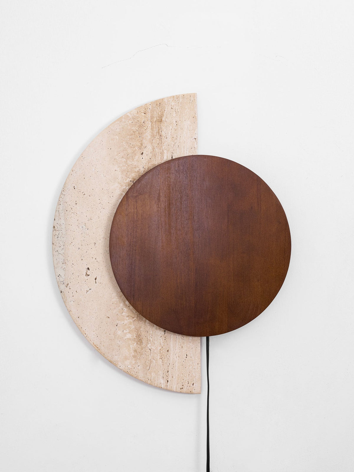 Crescent Halo wandlamp met stekker