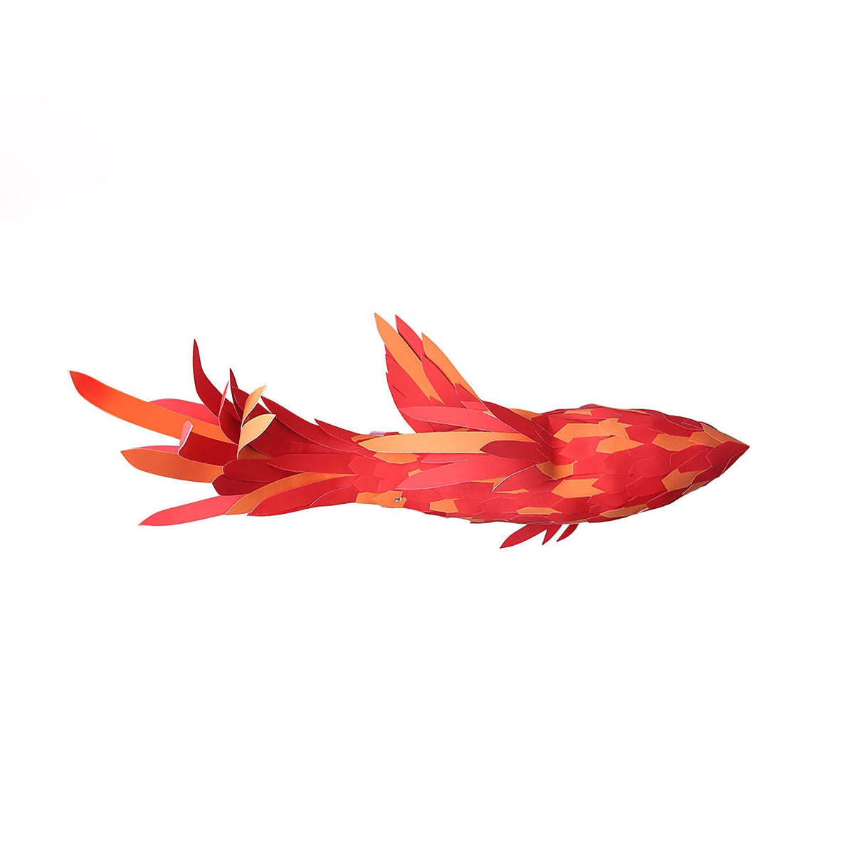 Aureline Crimson Swirl Koi kroonluchter