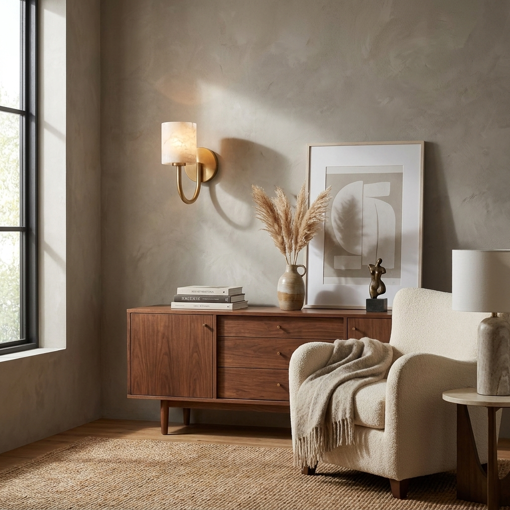 Sedgewick albast wandlamp