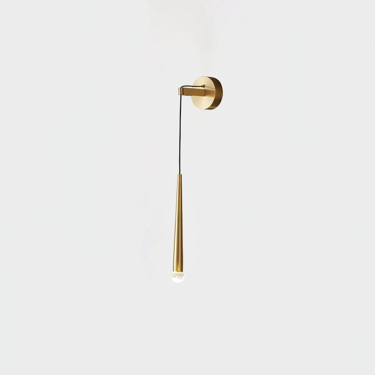 Dava Moderne wandlamp conisch kristal minimalistisch