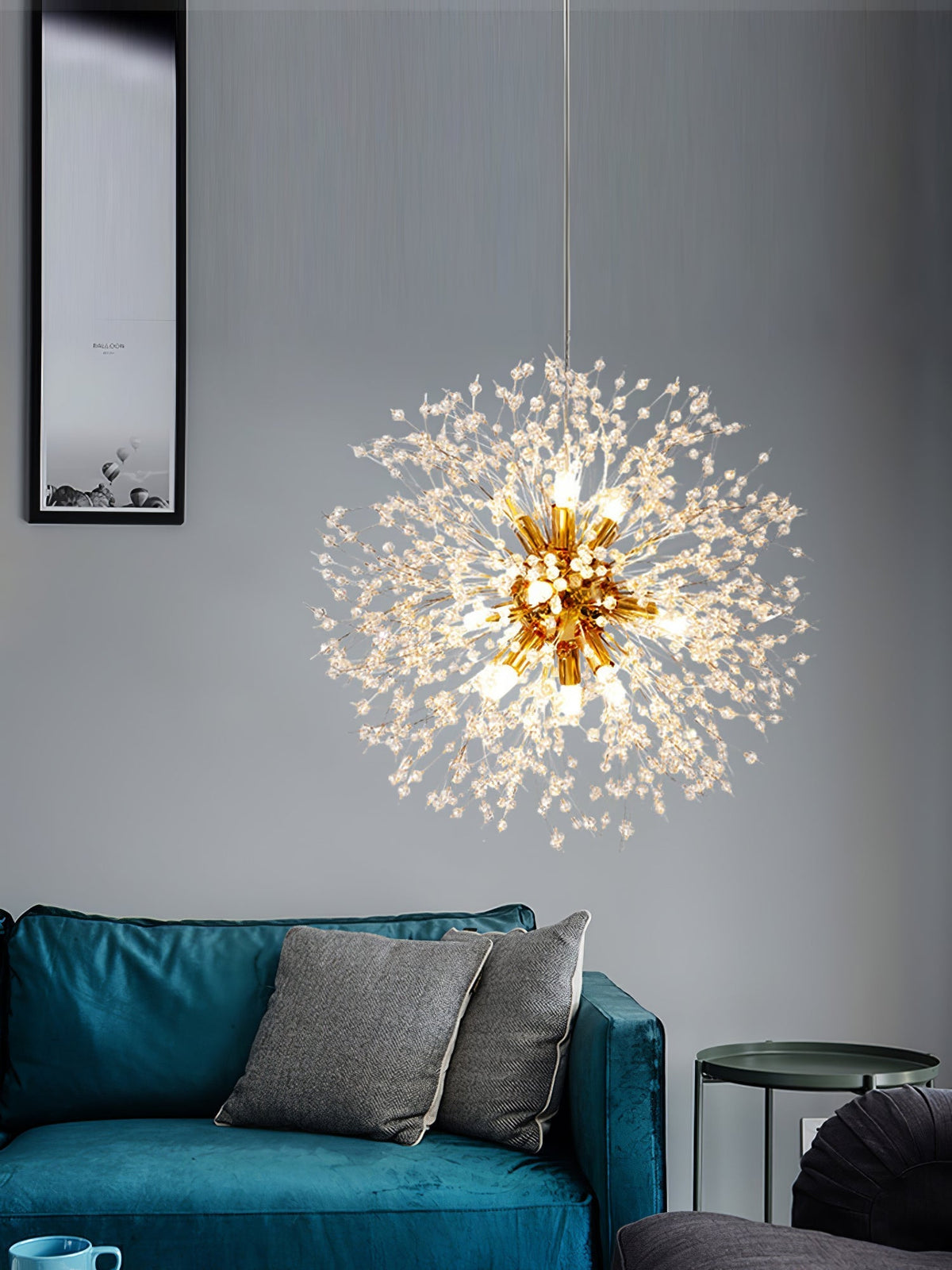 Haze Kroonluchter kristal Dandelion met Kristallen