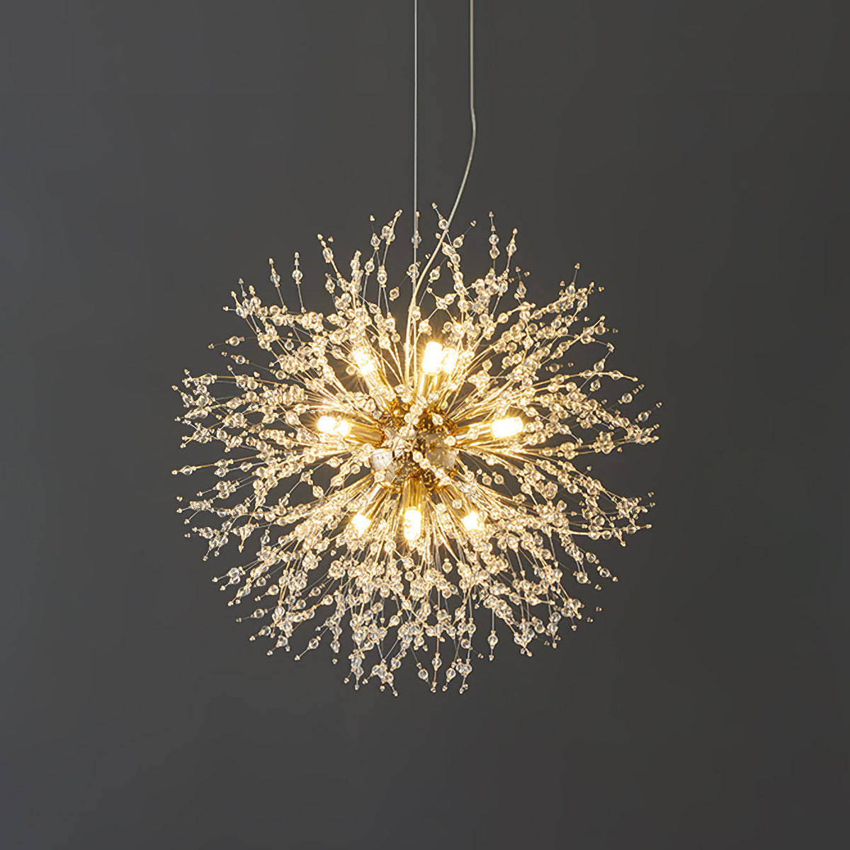 Haze Kroonluchter kristal Dandelion met Kristallen