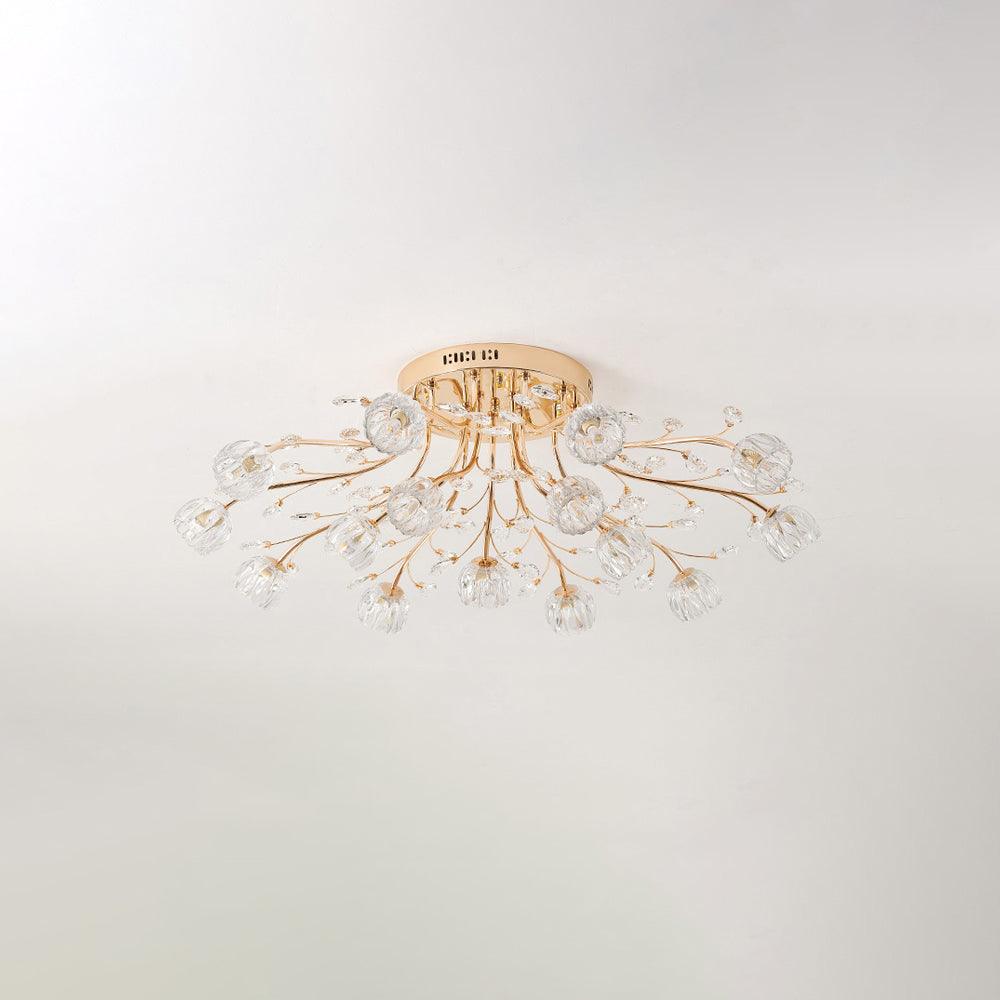 Elyinira Postmodern Luxe Bloem Kristal plafondlamp