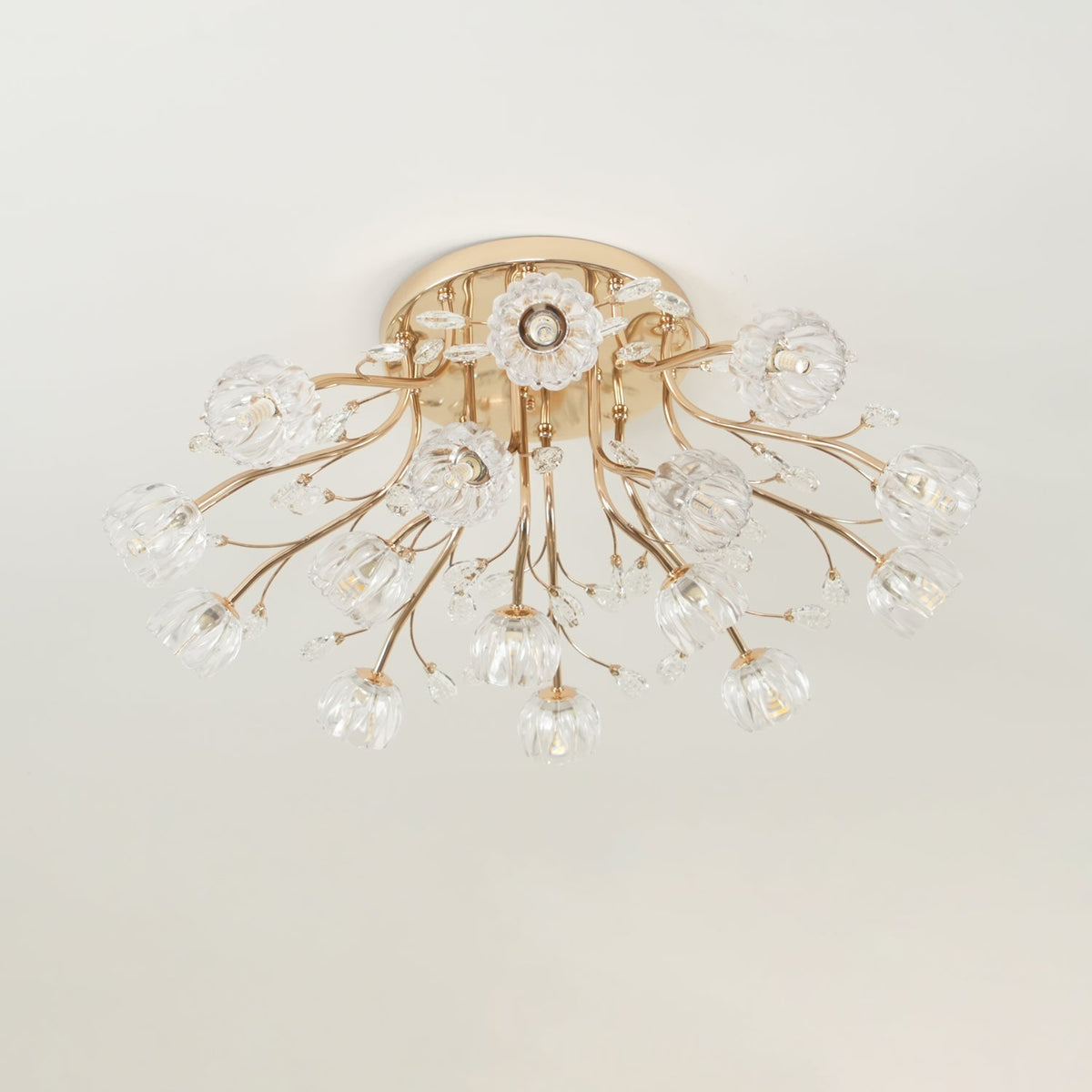 Elyinira Postmodern Luxe Bloem Kristal plafondlamp