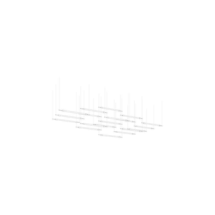 CrystalGrid Architectural Matrix Customize kroonluchter