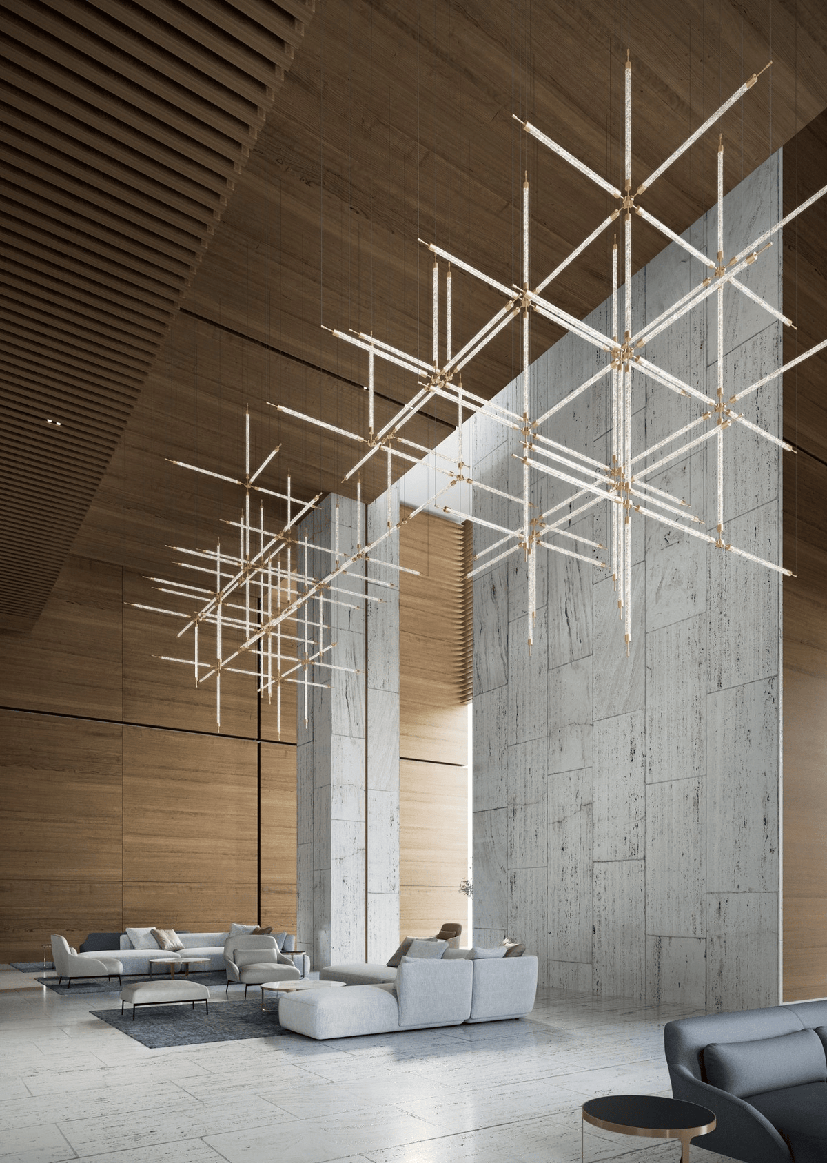 CrystalGrid Architectural Matrix Customize kroonluchter