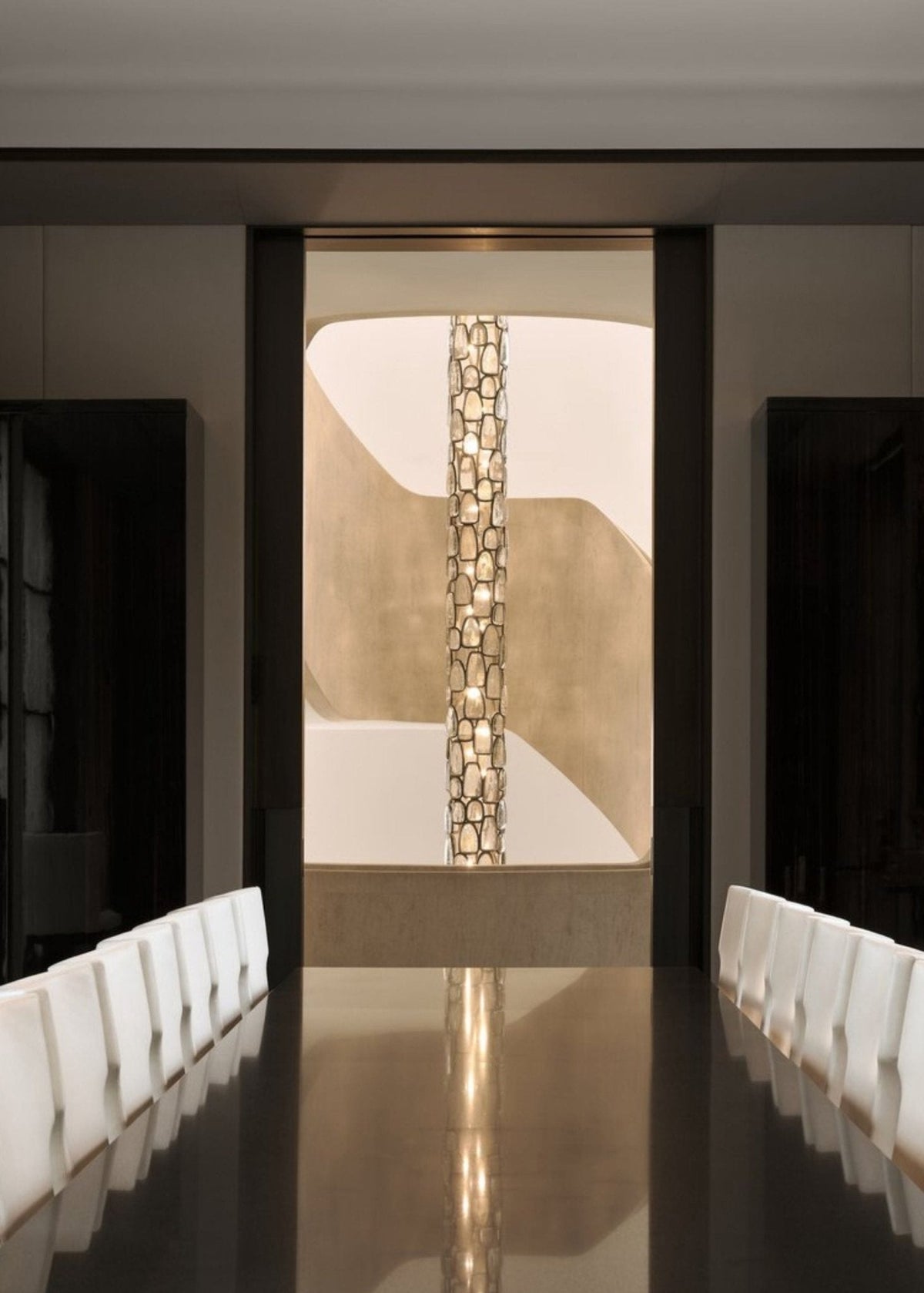 Kristal Mosaic Kolom Kroonluchter