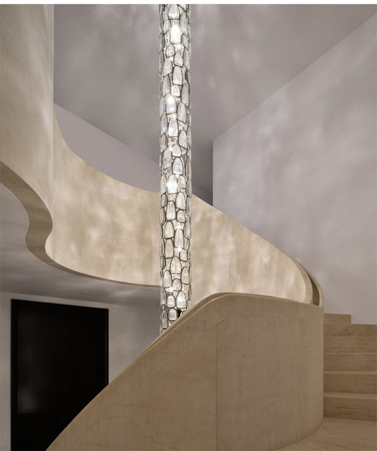 Kristal Mosaic Kolom Kroonluchter