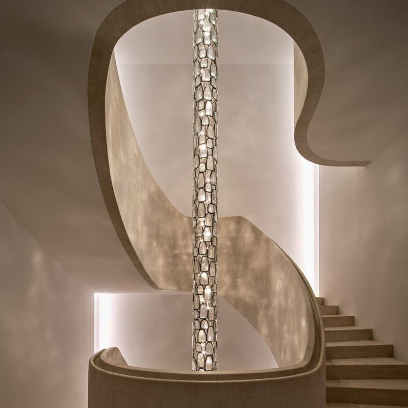 Kristal Mosaic Kolom Kroonluchter