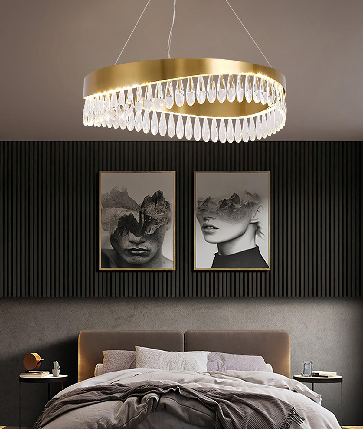 Cana Kroonluchter Kristalring LED Polished
