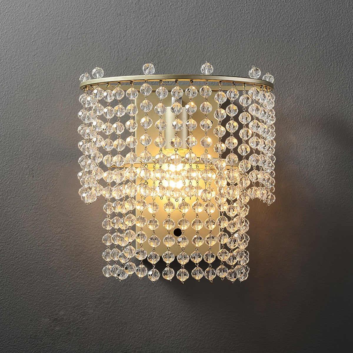 Cyranise kristal Waterfall wandlamp