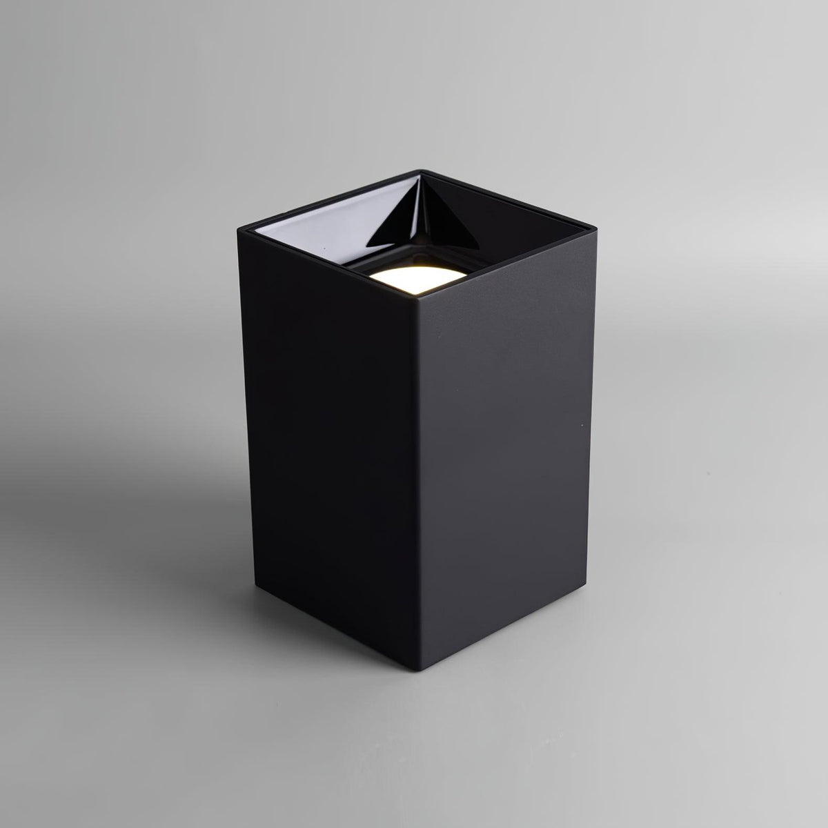 Orelaniella plafondlamp vierkant zwart spotlight