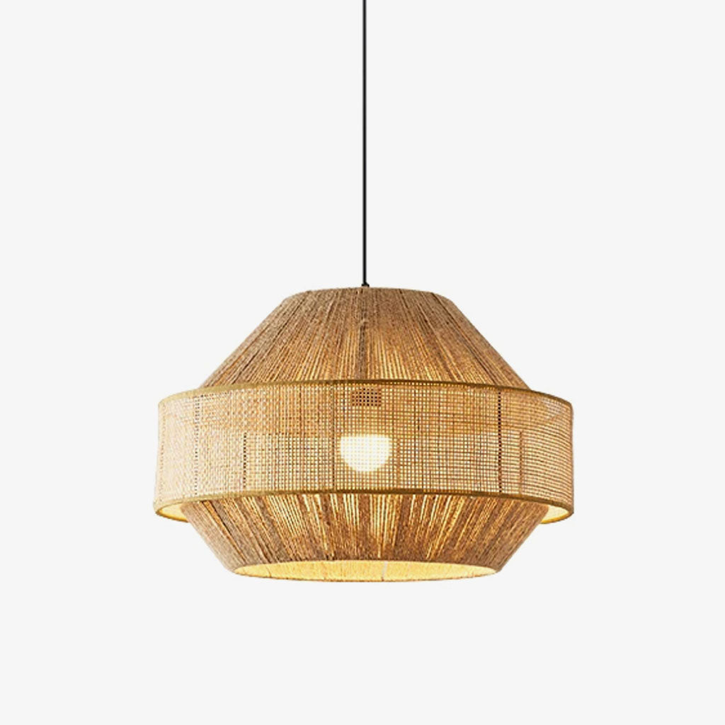 Avelmere hanglamp van geweven rotan