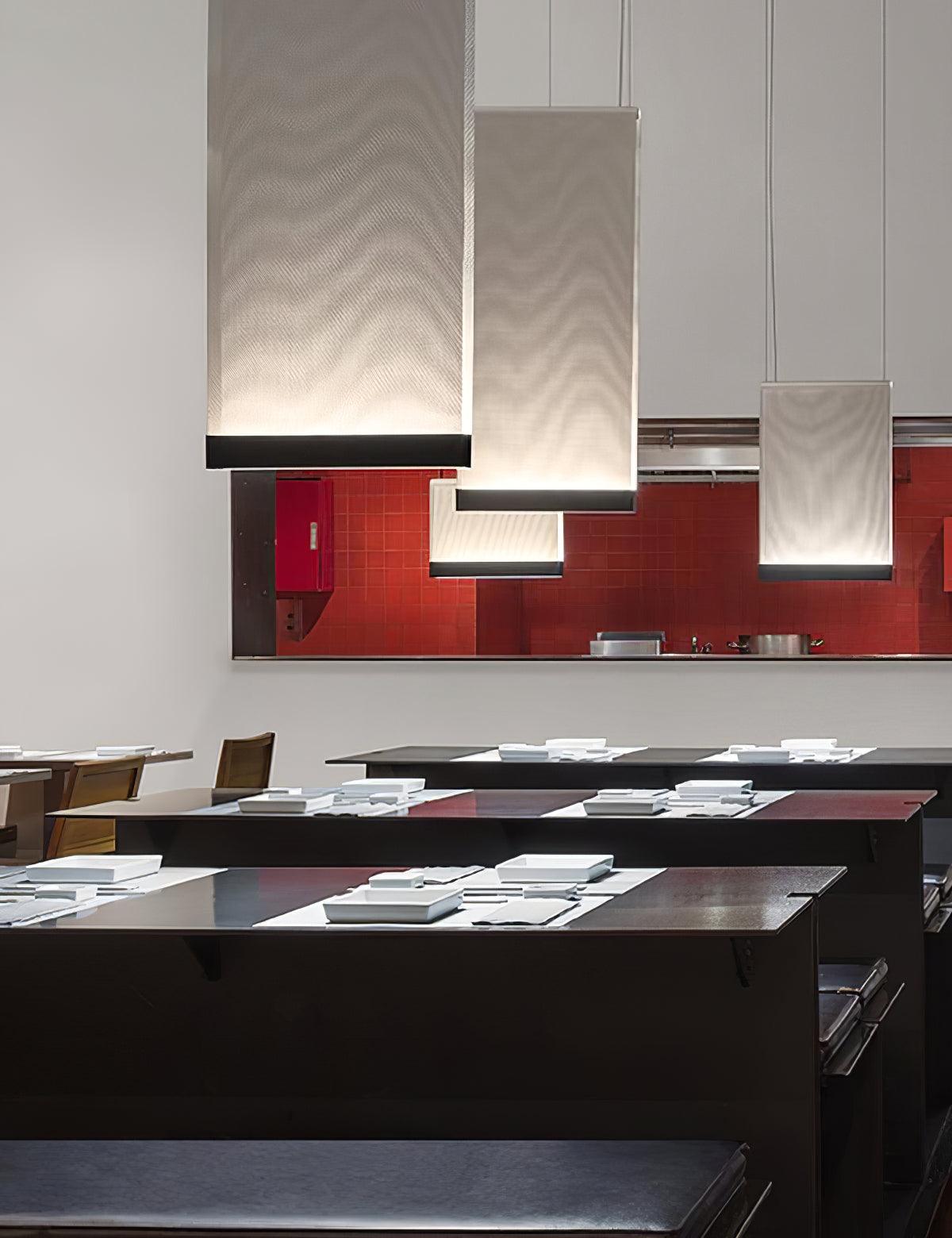 Emlin minimalistisch hanglamp met stoffen kap