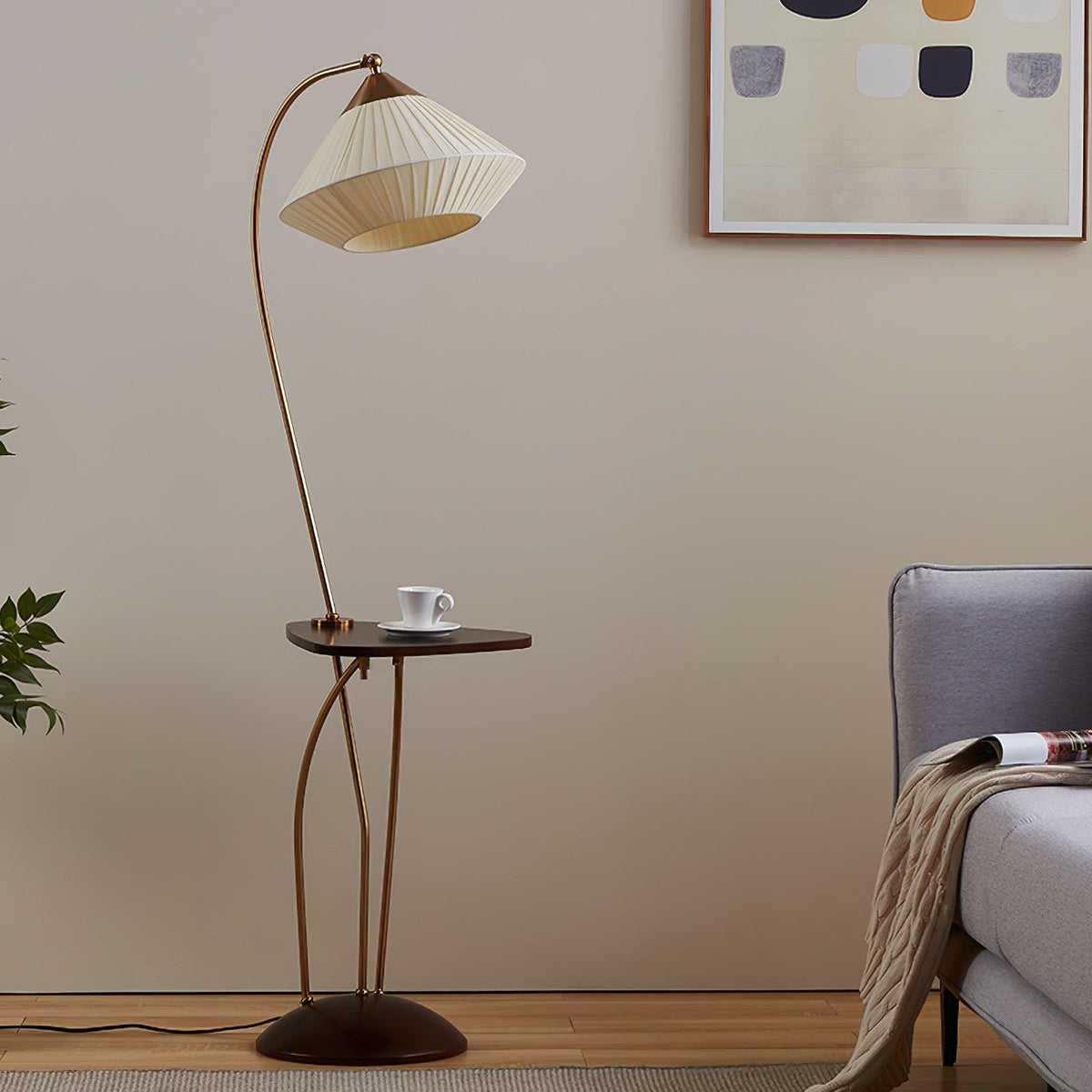 Raviq Vintage vloerlamp van Stoffen