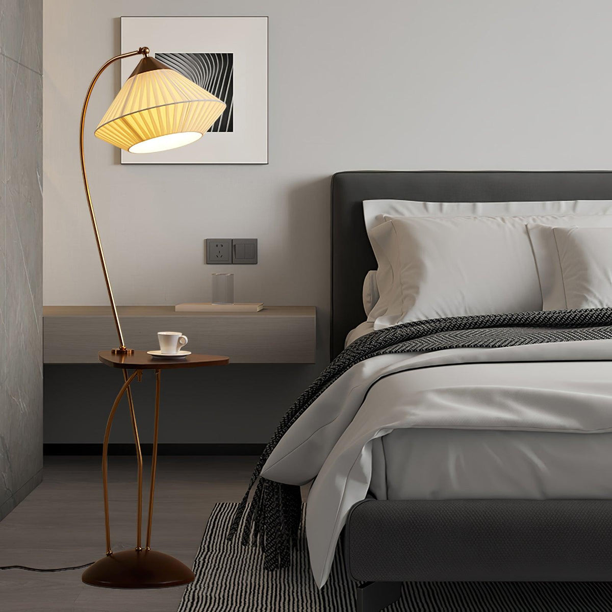 Raviq Vintage vloerlamp van Stoffen
