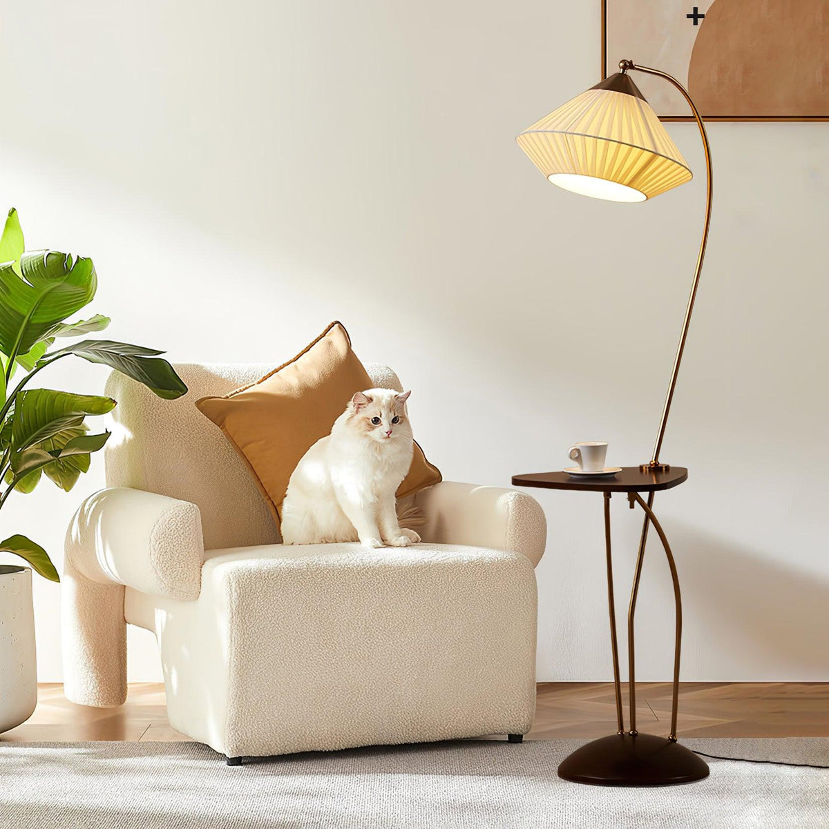 Raviq Vintage vloerlamp van Stoffen